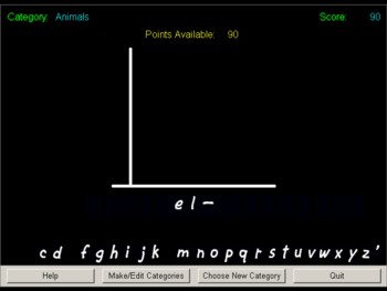 Hangman - word learning game